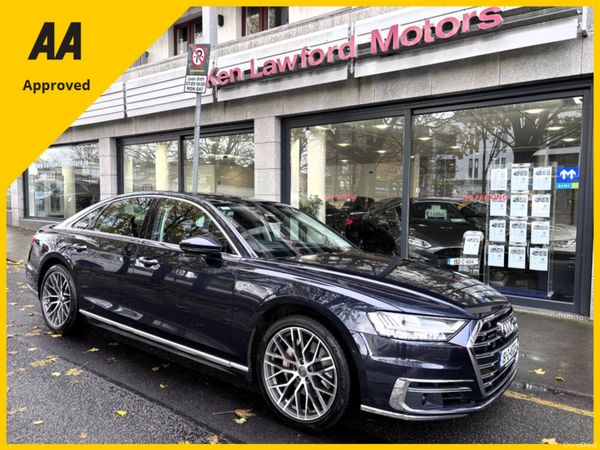 Audi A8 Saloon, Diesel, 2018, Blue