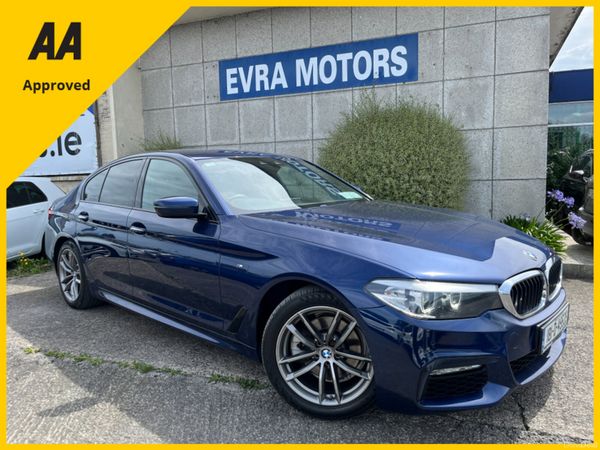 BMW 5-Series Saloon, Diesel, 2018, Blue
