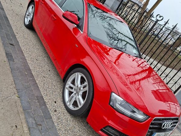 Audi A4 Saloon, Diesel, 2014, Red