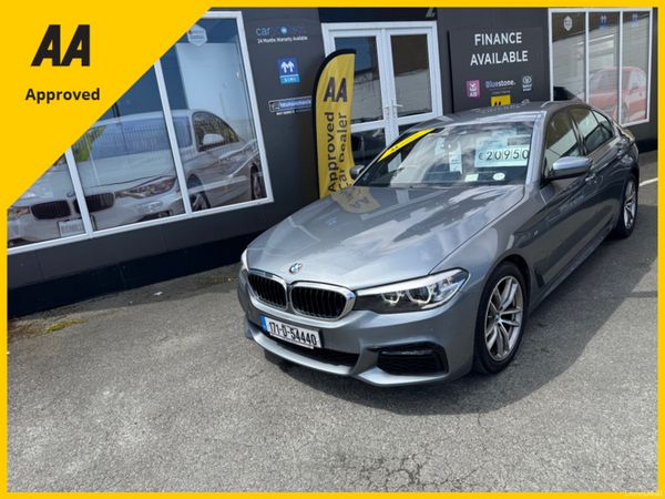 BMW 5-Series Saloon, Diesel, 2017, Blue