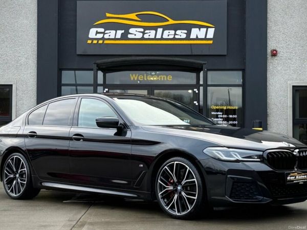 BMW 5-Series Saloon, Diesel Hybrid, 2022, Black