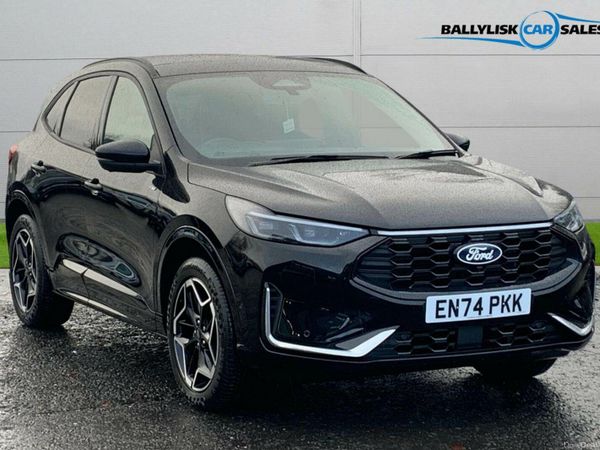 Ford Kuga SUV, Petrol Plug-in Hybrid, 2025, Black