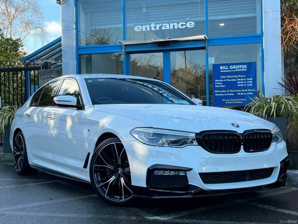 BMW 5-Series Saloon, Diesel, 2017, White
