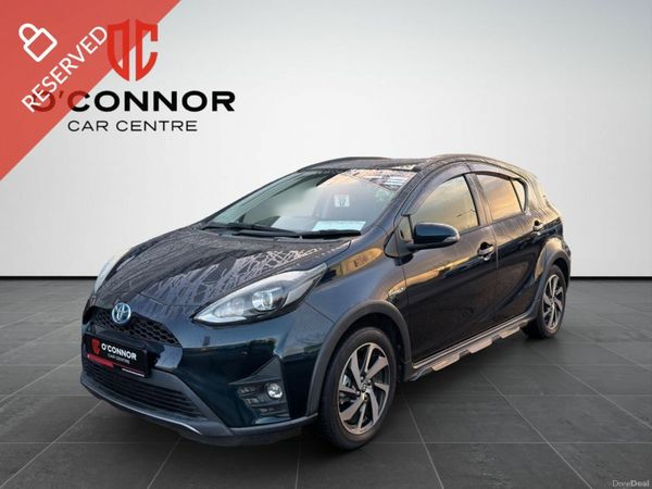 Toyota Aqua Hatchback, Petrol Hybrid, 2018, Black