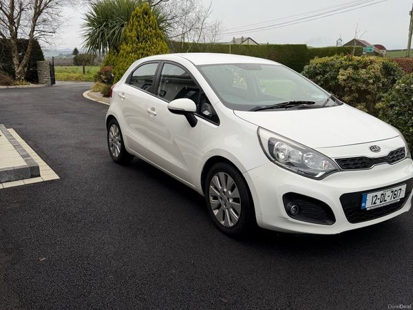 Kia Rio Hatchback, Petrol, 2012, White