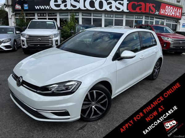 Volkswagen Golf Hatchback, Petrol, 2018, White
