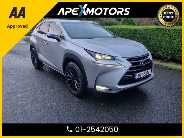 Lexus NX SUV, Petrol Hybrid, 2016, Silver