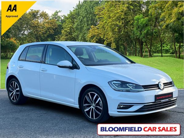Volkswagen Golf Hatchback, Petrol, 2019, White