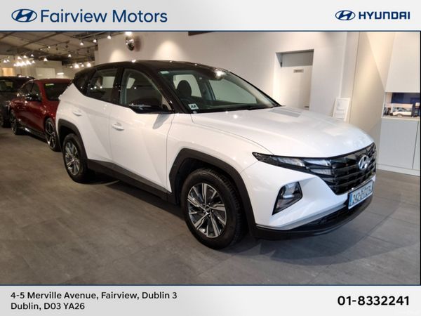 Hyundai Tucson SUV, Petrol Hybrid, 2024, White