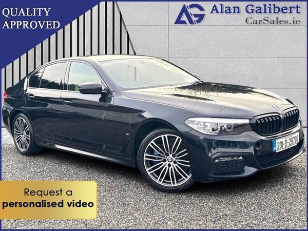 BMW 5-Series Saloon, Petrol Plug-in Hybrid, 2020, Black