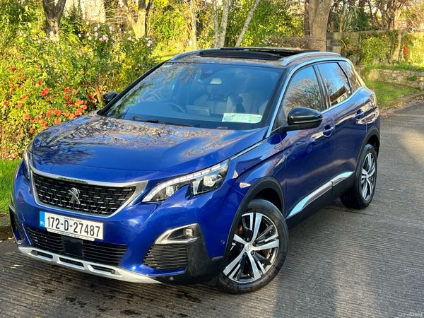 Peugeot 3008 SUV, Diesel, 2017, Blue