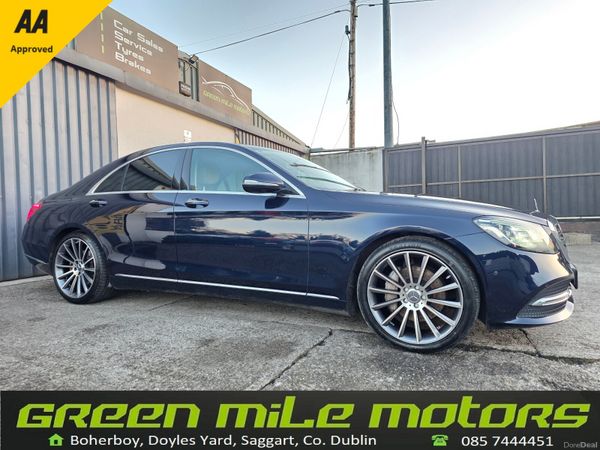 Mercedes-Benz S-Class Saloon, Diesel, 2018, Blue