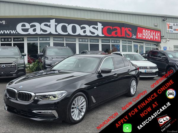 BMW 5-Series Saloon, Diesel, 2017, Black