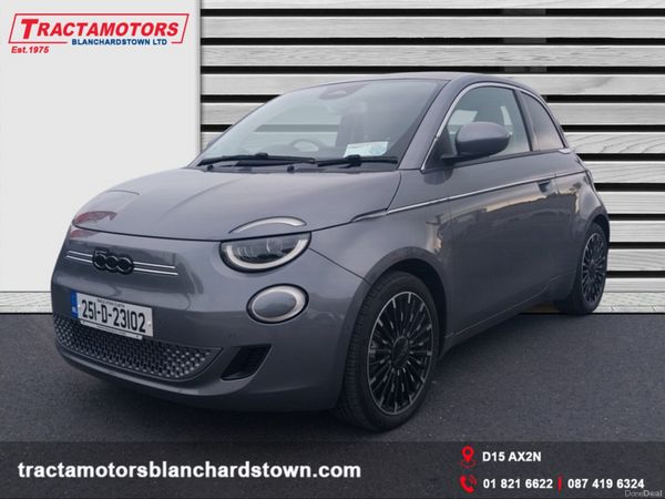 Fiat 500e Hatchback, Electric, 2025, Grey