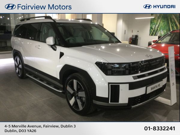 Hyundai Santa Fe SUV, Petrol Plug-in Hybrid, 2026, White