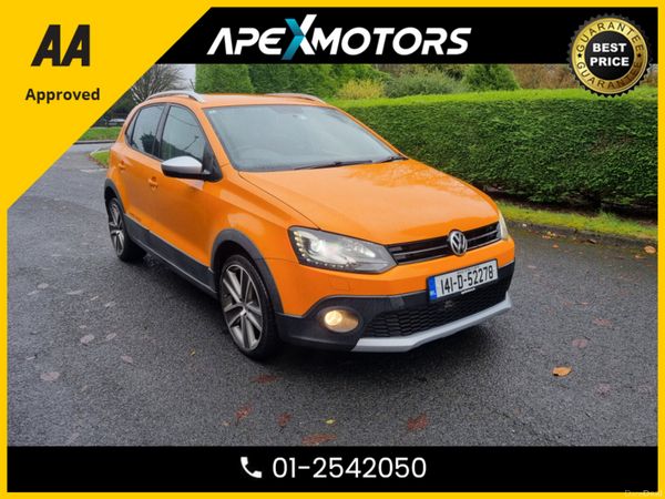 Volkswagen Polo Hatchback, Petrol, 2014, Orange