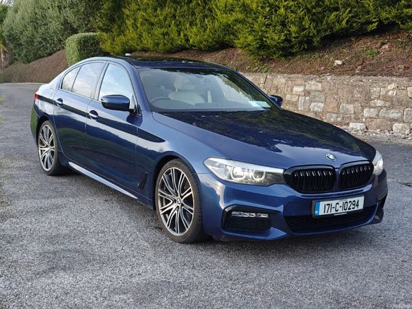 BMW 5-Series Saloon, Diesel, 2017, Blue
