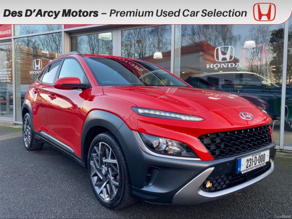 Hyundai KONA Hatchback, Petrol Hybrid, 2023, Red