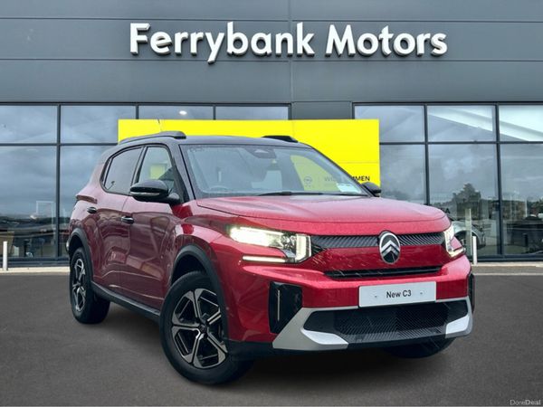 Citroen C3 Aircross SUV, Petrol Hybrid, 2025, Red