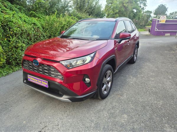 Toyota RAV4 Estate, Petrol Hybrid, 2021, Red