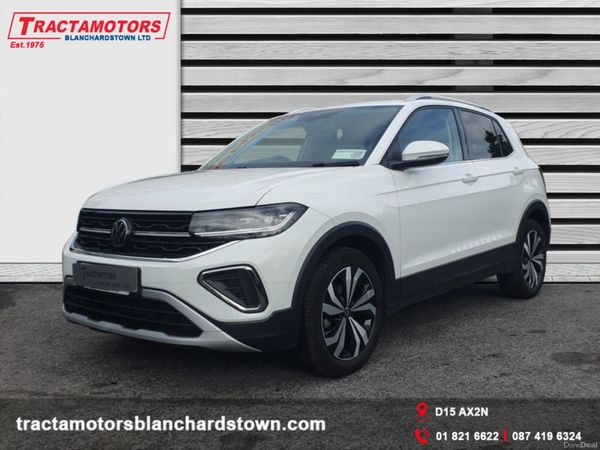 Volkswagen T-Cross SUV, Petrol, 2024, White