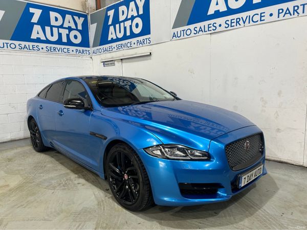 Jaguar XJ Saloon, Diesel, 2016, Blue