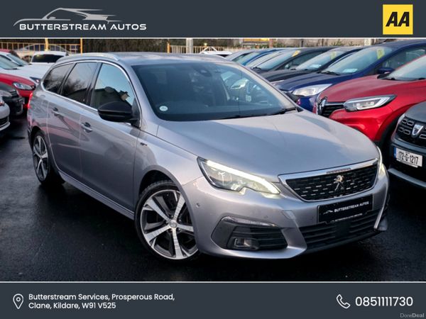 Peugeot 308 Estate, Diesel, 2018, Grey