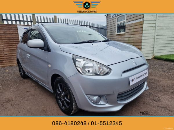 Mitsubishi Mirage Hatchback, Petrol, 2013, Silver