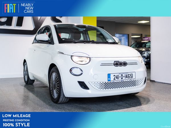 Fiat 500e Hatchback, Electric, 2024, White