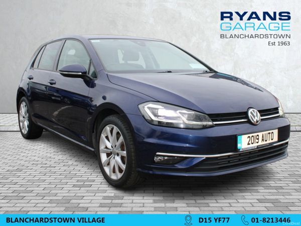 Volkswagen Golf Hatchback, Petrol, 2019, Blue