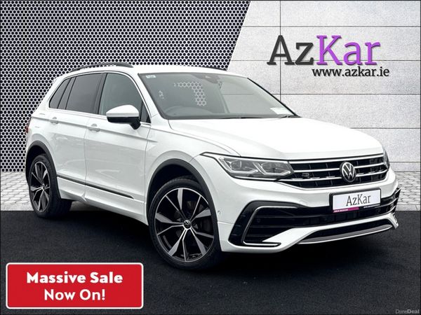 Volkswagen Tiguan SUV, Petrol Hybrid, 2023, White