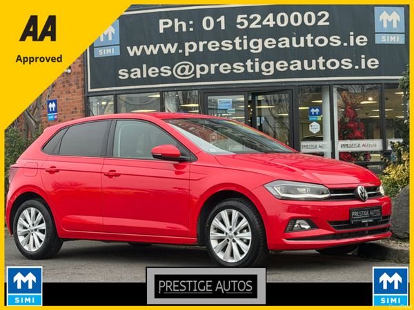 Volkswagen Polo Hatchback, Petrol, 2018, Red
