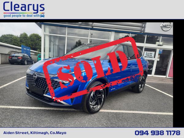 Nissan Qashqai SUV, Petrol Hybrid, 2025, Blue