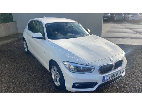 BMW 1-Series Hatchback, Diesel, 2018, White