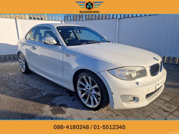BMW 1-Series Coupe, Diesel, 2013, White