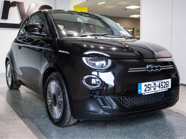 Fiat 500e Hatchback, Electric, 2025, Black