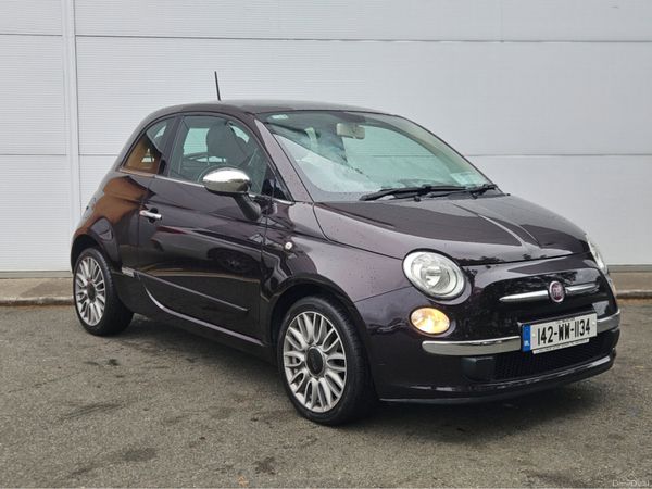 Fiat 500 Hatchback, Petrol, 2014, Purple