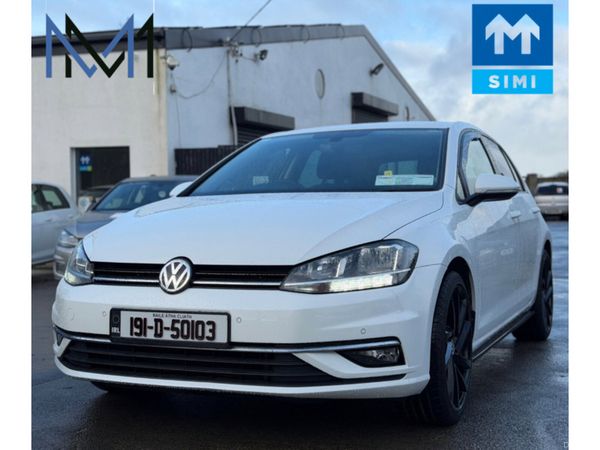Volkswagen Golf Hatchback, Diesel, 2019, White