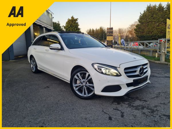 Mercedes-Benz C-Class Estate, Petrol Hybrid, 2016, White