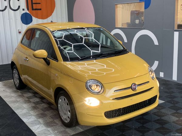 Fiat 500 Hatchback, Petrol, 2017, Yellow