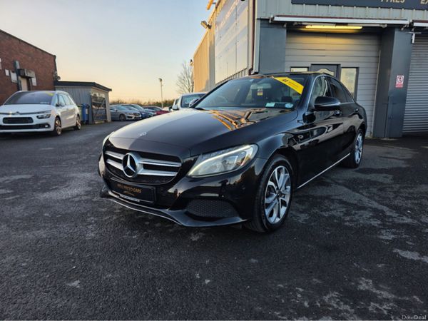 Mercedes-Benz C-Class Saloon, Petrol Hybrid, 2018, Black