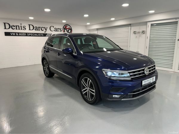 Volkswagen Tiguan Hatchback, Diesel, 2018, Blue