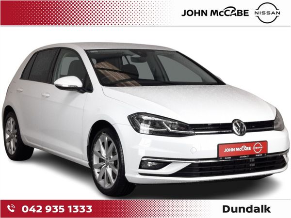 Volkswagen Golf Hatchback, Petrol, 2018, White