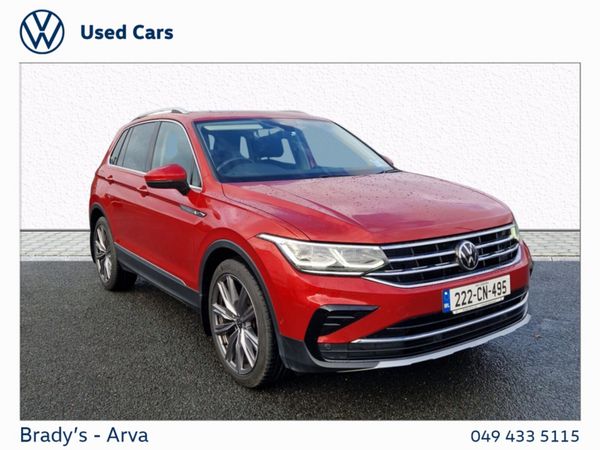 Volkswagen Tiguan SUV, Diesel, 2022, Red