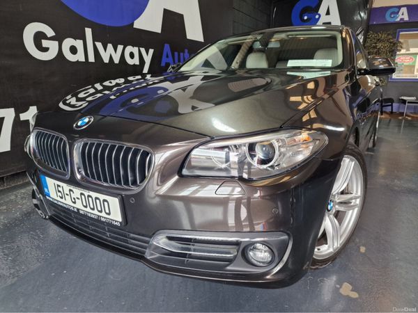 BMW 5-Series Saloon, Diesel, 2015, Brown
