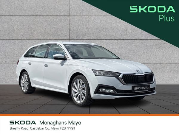 Skoda Octavia Estate, Diesel, 2023, White