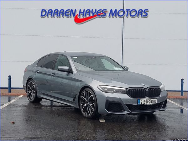 BMW 5-Series Saloon, Diesel, 2021, Blue