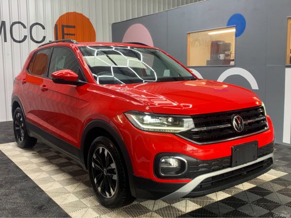 Volkswagen T-Cross SUV, Petrol, 2021, Red