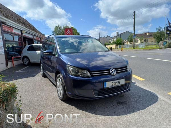 Volkswagen Touran MPV, Petrol, 2015, Blue