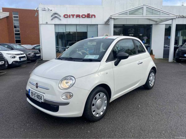 Fiat 500 Hatchback, Petrol, 2015, White